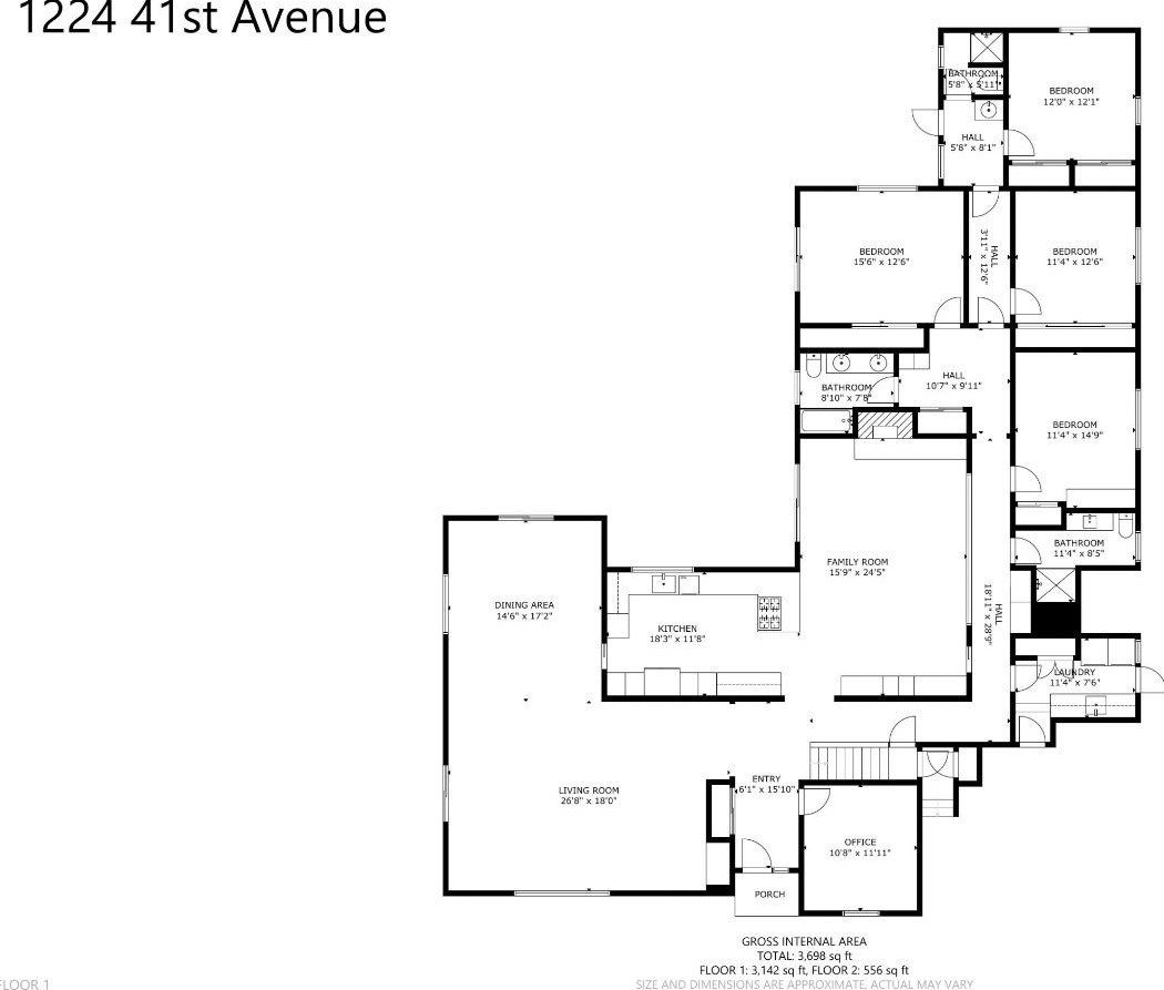 1224 41st Ave, Sacramento CA  95822-2943 exterior