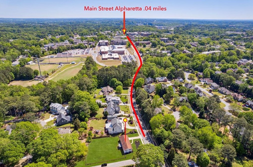 309 Milton Ave, Alpharetta GA  30009-1513 exterior