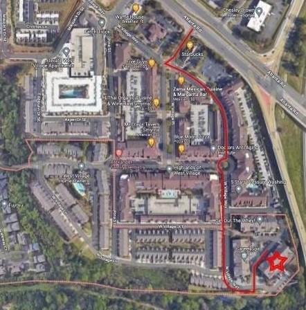 4805 Village Way, Smyrna GA  30080-9219 exterior