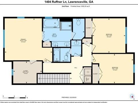 1404 Ruffner Ln, Lawrenceville GA  30043-8197 exterior