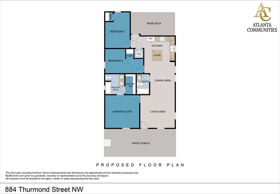 884 Thurmond St, Atlanta GA  30314-3411 exterior