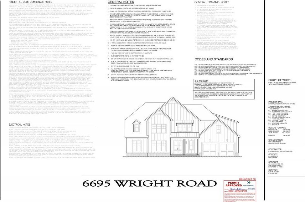 6695 Wright Rd, Atlanta GA  30328-3023 exterior