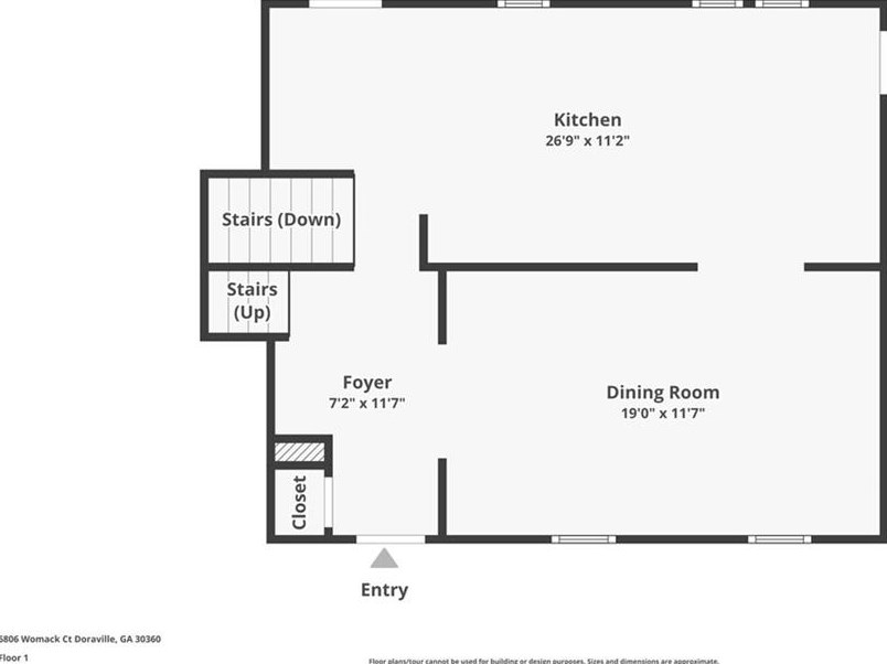 6806 Womack Ct, Atlanta GA  30360-1533 exterior