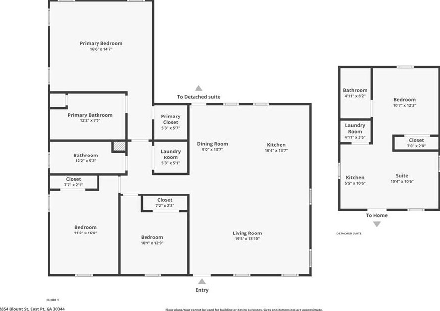 2854 Blount St, Atlanta GA  30344-3751 exterior