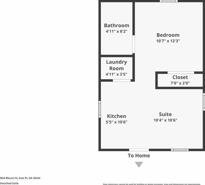 2854 Blount St, Atlanta GA  30344-3751 exterior