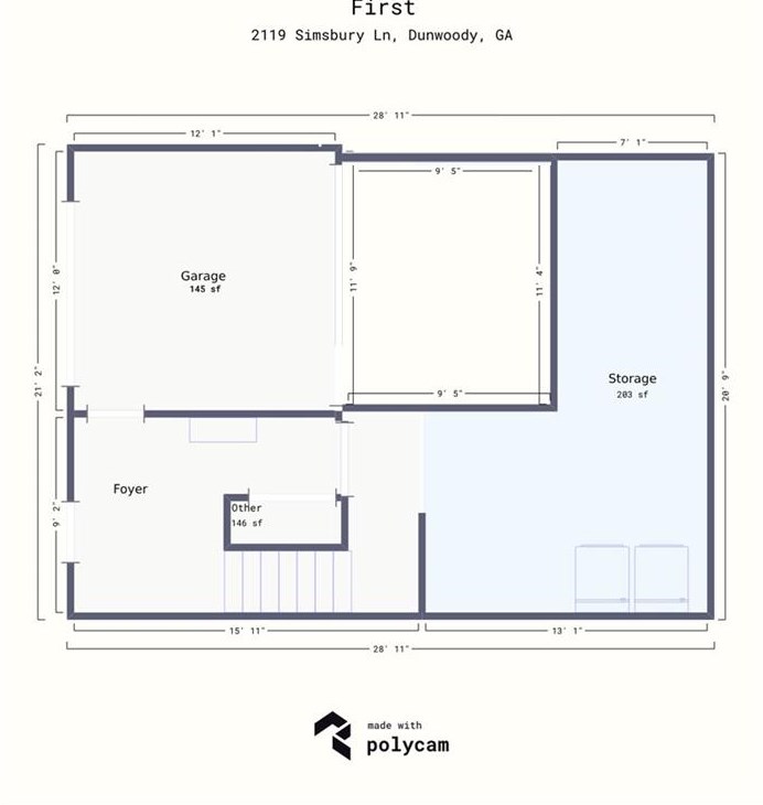 2121 Simsbury Ln, Atlanta GA 30338-6511 exterior