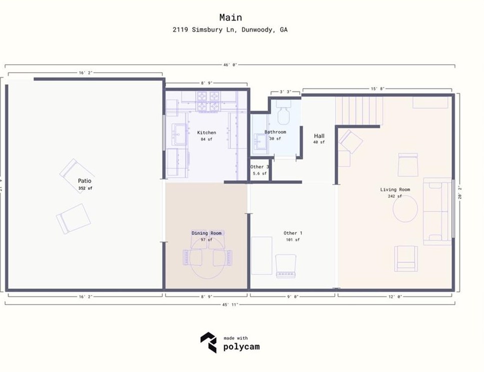 2121 Simsbury Ln, Atlanta GA 30338-6511 exterior