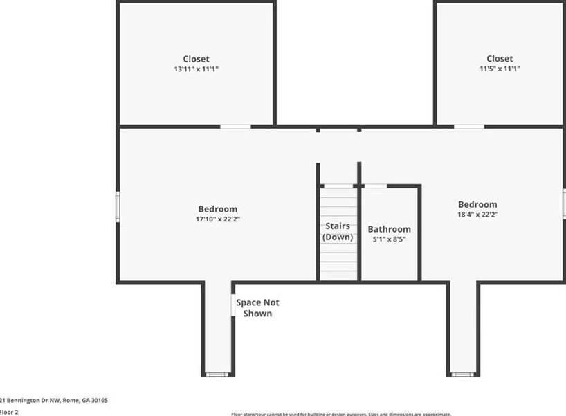 21 Bennington Dr, Rome GA  30165-8850 exterior