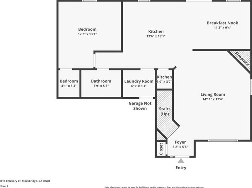 1814 Chickory Ct, Stockbridge GA  30281-7945 exterior