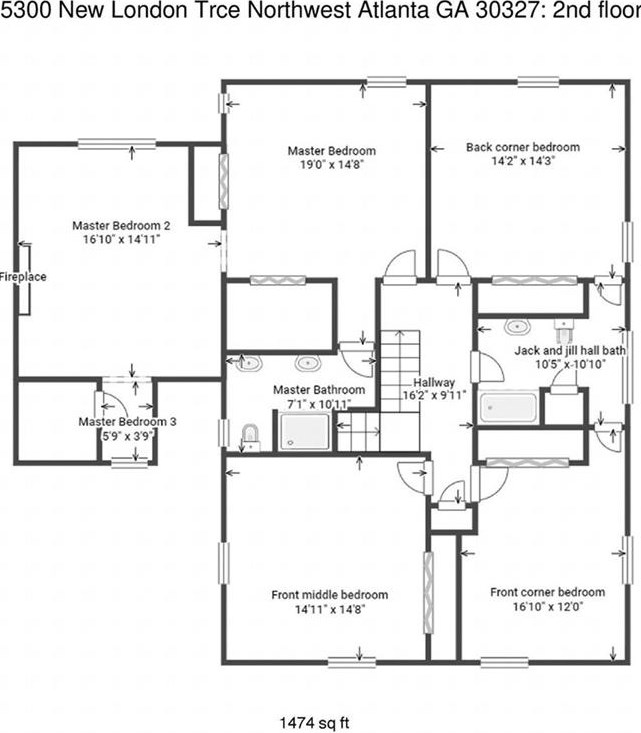 5300 New London Trce, Atlanta GA  30327-4966 exterior