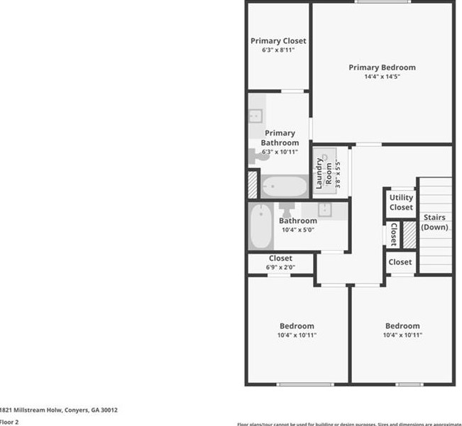 1821 Millstream Holw, Conyers GA  30012-3597 exterior