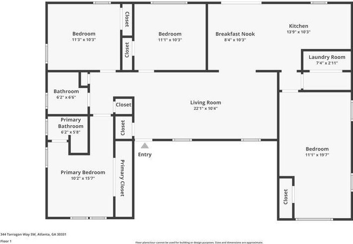 344 Tarragon Way, Atlanta, GA 30331-4118