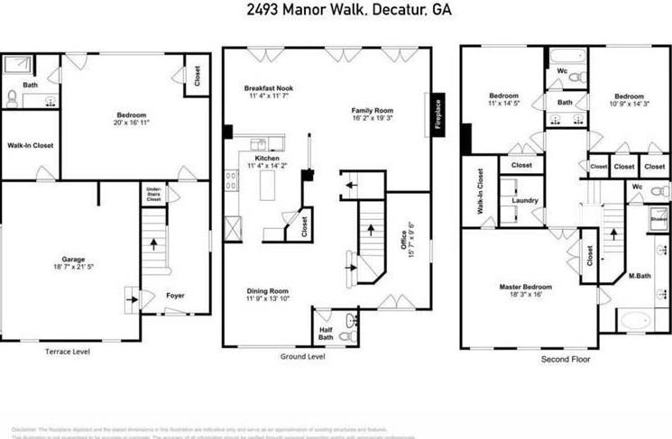 2493 Manor Walk, Decatur GA  30030-1654 exterior