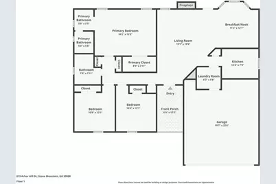 819 Arbor Hill Drive, Stone Mountain, GA 30088 - Photo 2