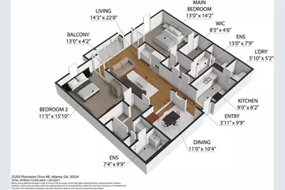 25205 Plantation Drive NE #205, Atlanta, GA 30324 - Photo 2