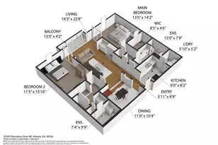 25205 Plantation Dr NE, Atlanta, GA 30324 - Photo 2