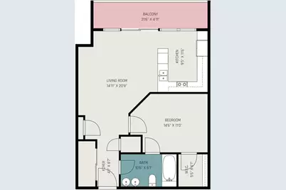 1080 Peachtree Street NE #2308, Atlanta, GA 30309 - Photo 2