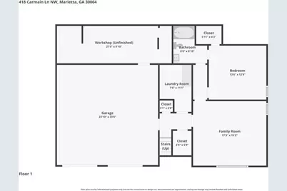 418 Carmain Lane NW, Marietta, GA 30064 - Photo 52