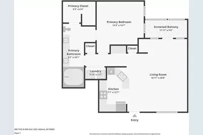 400 17th Street NW #1233, Atlanta, GA 30363 - Photo 2