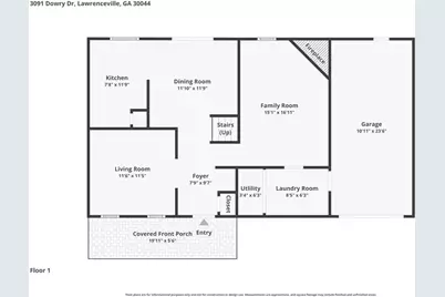 3091 Dowry Drive, Lawrenceville, GA 30044 - Photo 2