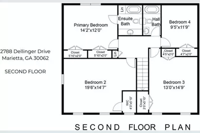 2788 Dellinger Drive, Marietta, GA 30062 - Photo 4