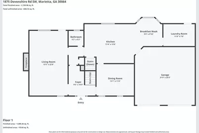 1875 Dovonshire Road SW, Marietta, GA 30064 - Photo 46