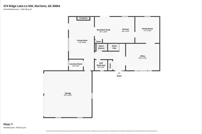574 Ridge Lake Lane NW, Marietta, GA 30064 - Photo 44