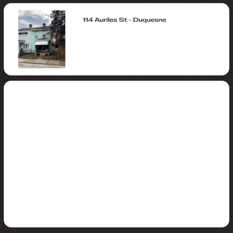 2607 Grandview Ave, Mckeesport PA  15132-7831 exterior