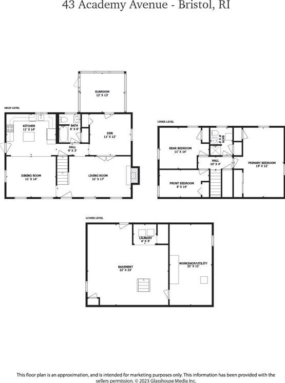 43 Academy Ave, Bristol RI 02809-4102 exterior