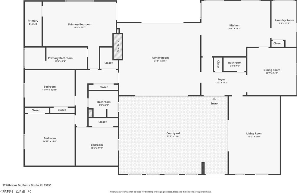 37 Hibiscus Dr, Punta Gorda FL 33950-5076 exterior