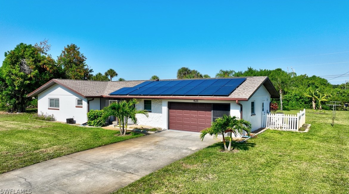 421 Robert Ave, Lehigh Acres FL exterior