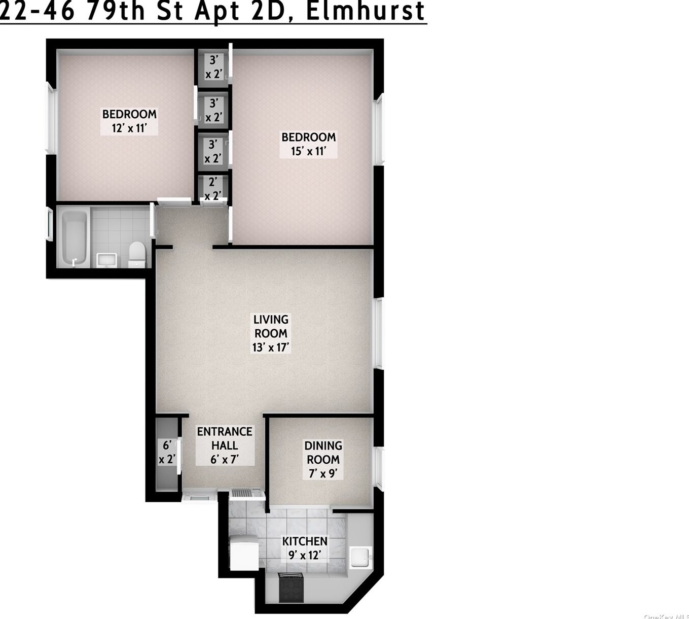 22-46 79th St, Flushing NY  11370-1317 exterior
