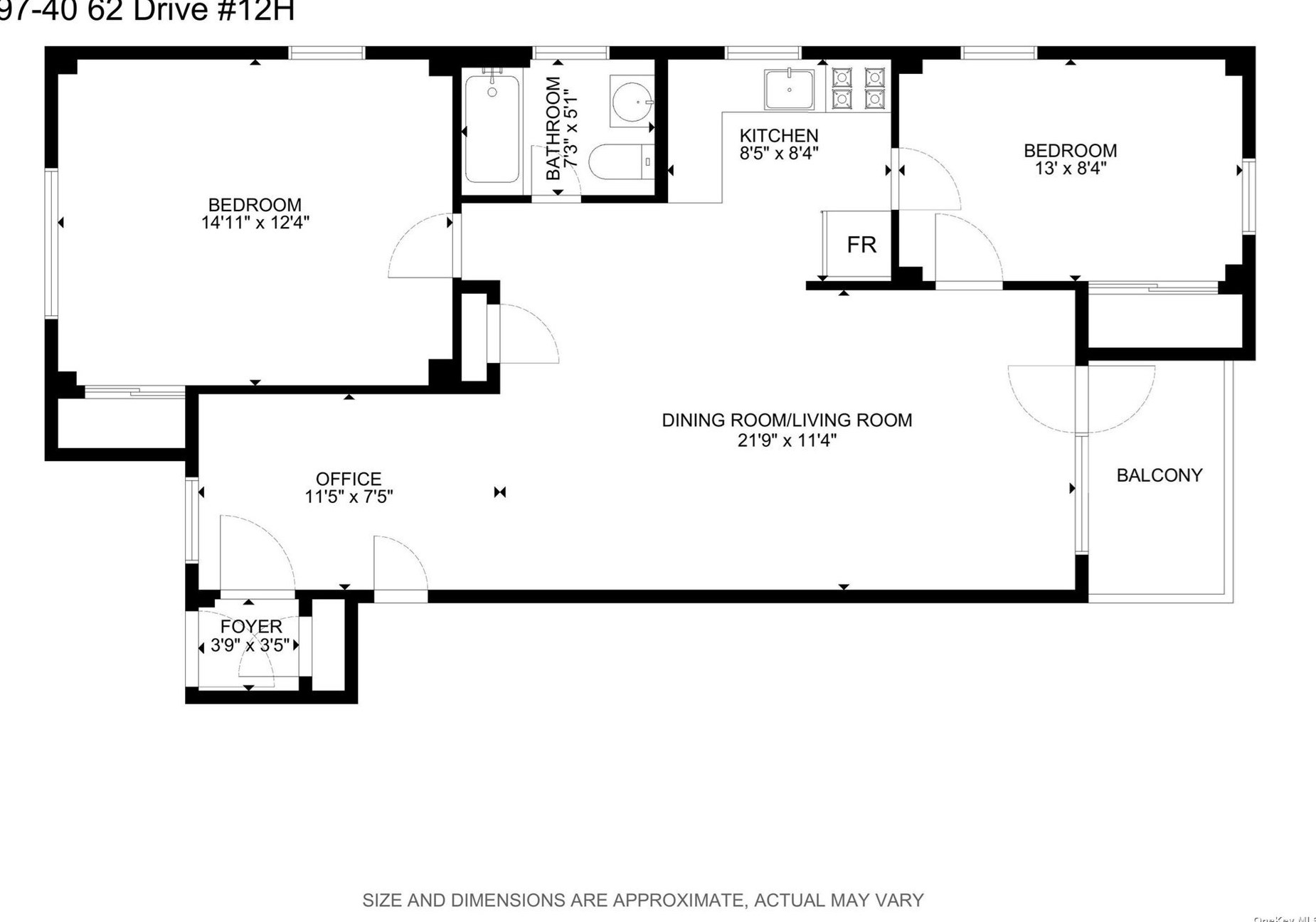9740 62nd Dr, Flushing NY  11374-1344 exterior