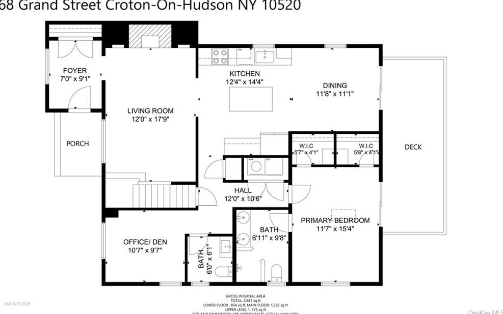 68 Grand St, Croton On Hudson NY  10520-2518 exterior