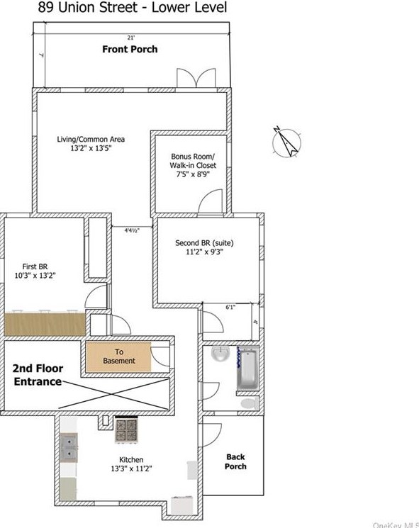 89 Union St #1st Floor, Beacon, NY 12508