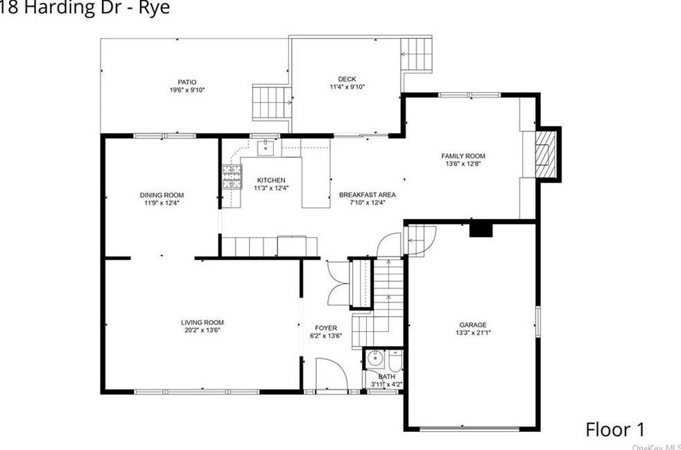 18 Harding Dr, Rye NY  10580-1313 exterior