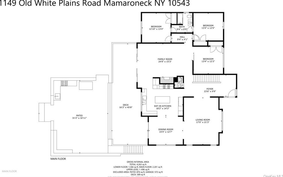 1149 Old White Plains Rd, Mamaroneck NY  10543-1015 exterior