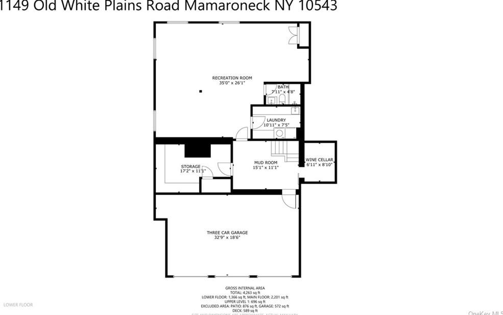 1149 Old White Plains Rd, Mamaroneck NY  10543-1015 exterior