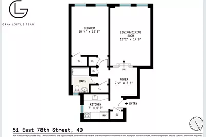 51 E 78th Street #4D, New York City, NY 10075 - Photo 10
