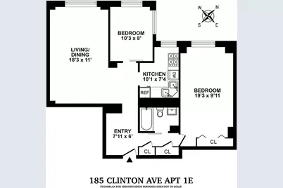 185 Clinton Avenue #1E, Brooklyn, NY 11205 - Photo 8