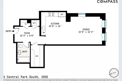1 Central Park S #1502, New York City, NY 10019 - Photo 22
