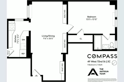 49 W 72nd Street #2C, New York City, NY 10023 - Photo 8