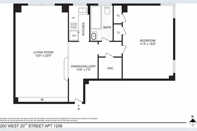 200 W 20th Street #1208, New York City, NY 10011 - Photo 14