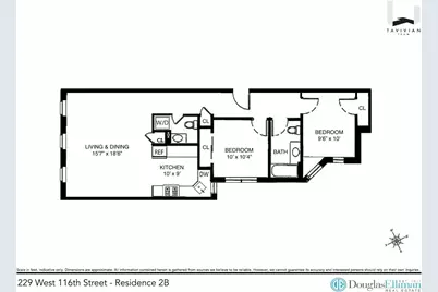 229 W 116th Street #2B, New York City, NY 10026 - Photo 1