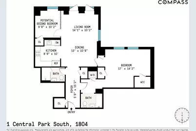 1 Central Park S #1804, New York City, NY 10019 - Photo 24