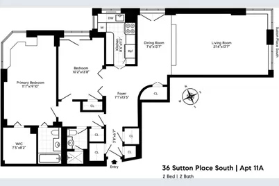 36 Sutton Place S #11A, New York City, NY 10022 - Photo 1