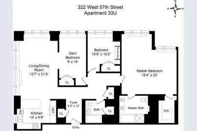 322 W 57th Street #33U, New York City, NY 10019 - Photo 18