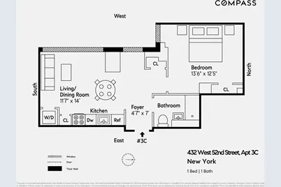 432 W 52nd Street #3C, New York City, NY 10019 - Photo 8
