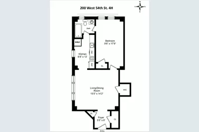 200 W 54th Street #4H, New York City, NY 10019 - Photo 8