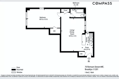 70 Remsen Street #8F, New York City, NY 11201 - Photo 8
